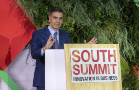ep el presidente del gobierno pedro sanchez interviene durante la clausura del south summit 2021 a 7