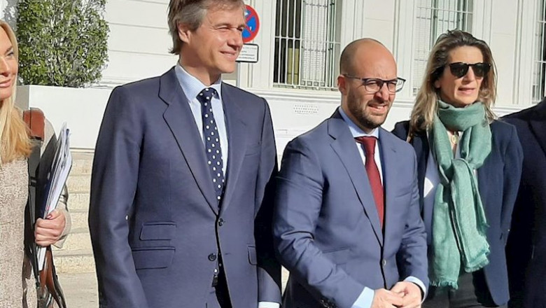El vicesecretario de Política Territorial del PP, Antonio González Terol junto al alcalde de El Puerto de Santa María, Germán Beardo | EUROPA PRESS - Archivo ep el vicesecretario de politica territorial del pp antonio gonzalez terol junto al alcalde de el