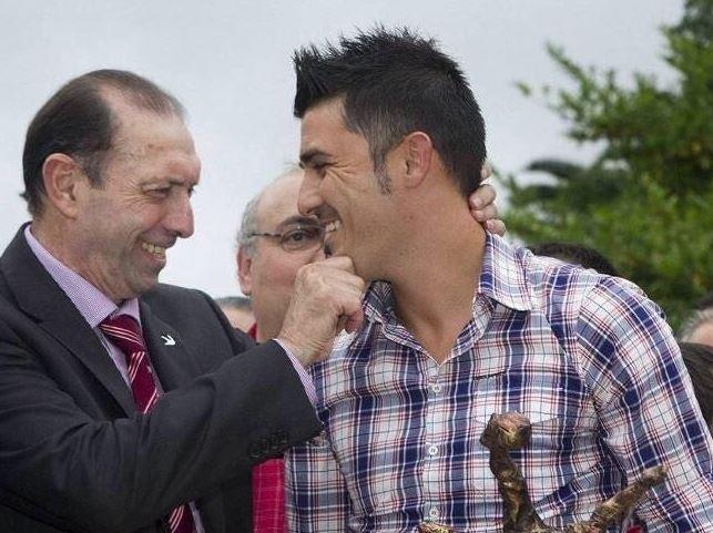 Enrique Castro Quini y David Villa | TWITTER ep enrique castro quinidavid villa