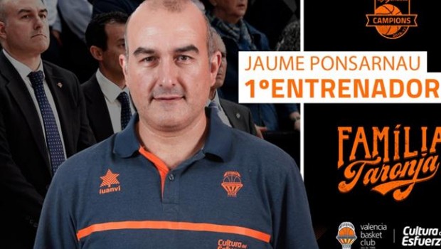 ep jaume ponsarnau nuevo entrenadorvalencia basket