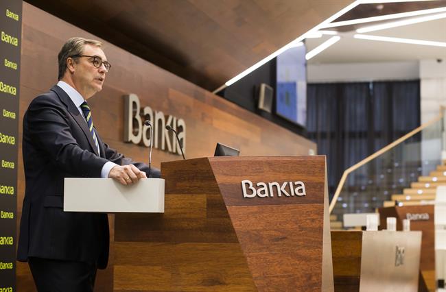 José Sevilla en la presentación de resultados del primer semestre de 2017 | BANKIA ep jose sevillala presentacionresultadosprimer semestre2017