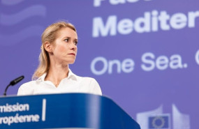 ep la alta representante de la ue kaja kallas en una rueda de prensa en la comision europea