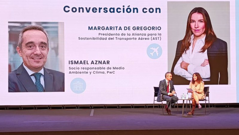 ep la presidenta de la alianza para la sostenibilidad del transporte aereo ast margarita de gregorio ep la presidenta de la alianza para la sostenibilidad del transporte aereo ast margarita de gregorio