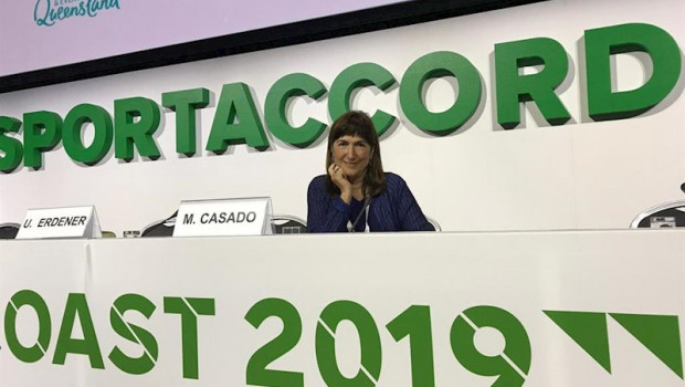 ep la presidenta de la federacion internacional de triatlon itu marisol casado