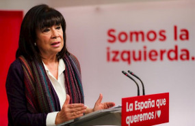 ep la presidenta del psoe cristina narbona en rueda de prensa tras la reunion de la comision