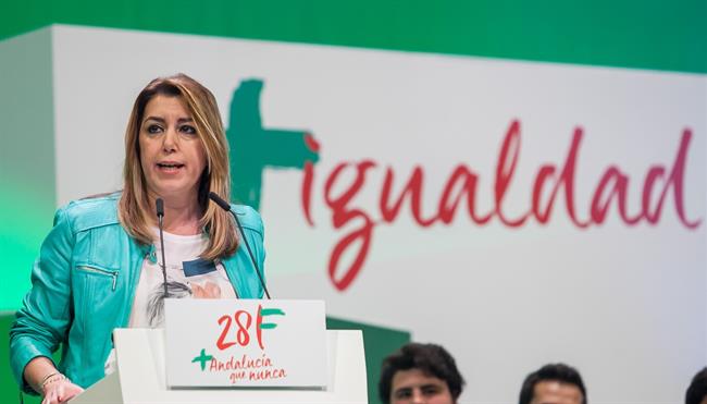 La presidenta de la Junta y secretaria general del PSOE-A, Susana Díaz | EUROPA PRESS - Archivo ep la presidentala juntasecretaria generalpsoe-a susana diaz 20180309125209