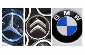 ep logos de mercedes benz citron y bmw