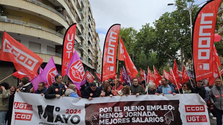 ep manifestacion del primero de mayo en albacete ep manifestacion del primero de mayo en albacete