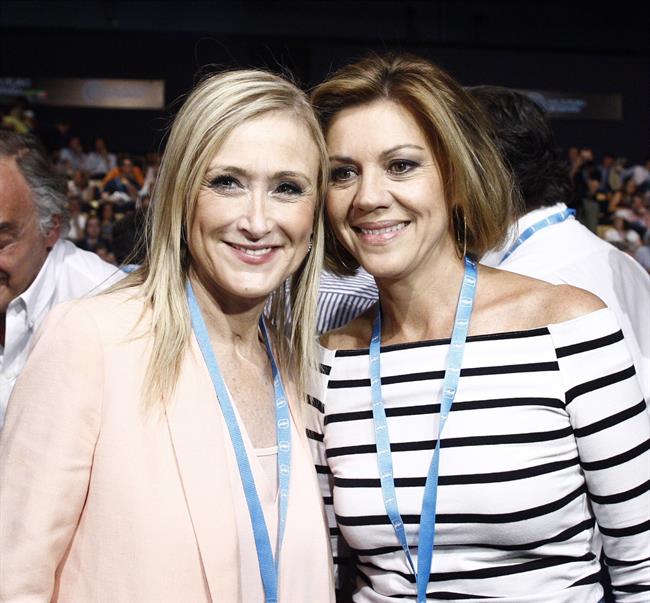 María Dolores de Cospedal y Cristina Cifuentes en la conferencia del PP | EUROPA PRESS - Archivo ep maria dolorescospedalcristina cifuentesla conferenciapp