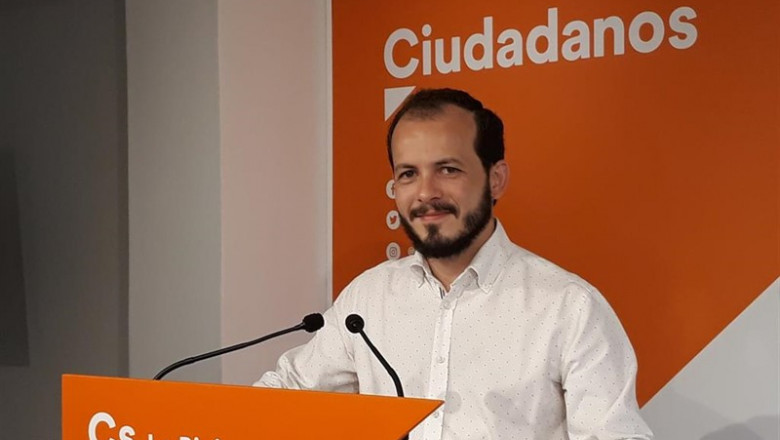 El portavoz autonómico de Cs La Rioja, Pablo Baena, en comparecencia de prensa | EUROPA PRESS ep portavoz autonomicocsrioja pablo baena en comparecenciaprensa