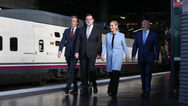 ep rajoysubemismo avehizoprimer trayecto madrid-sevilla