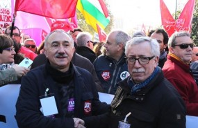ep secretarios generalesccoo ignacio fernandez toxo yugt pepe alvarez