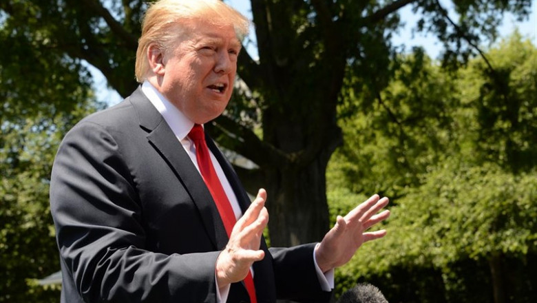 Christy Bowe/ZUMA Wire/dpa ep trump press conference prior to leaving to japan