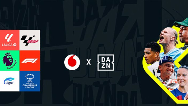 ep vodafone alcanza un acuerdo con dazn y amplia su oferta de television con futbol f1 y motogptm