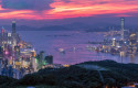 dl hong kong china special administrative region city hongkong hk dollar hkd skyline harbour dusk pb