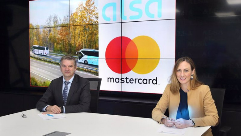 Acto de la firma del acuerdo entre Alsa y Mastercard | ALSA ep acto de la firma del acuerdo entre alsa y mastercard