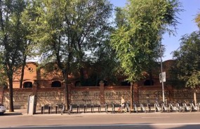 ep aparecen pintadas falangistasmataderoacto independentista