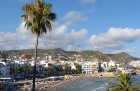 ep archivo   la playa de san sebastian de sitges