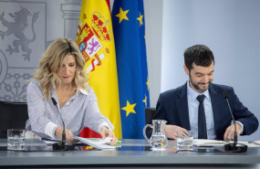 ep archivo   la vicepresidenta segunda y ministra de trabajo yolanda diaz y el ministro de derechos