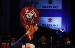 ep atenery hernandez halterofilia plata 53 kg europeo split