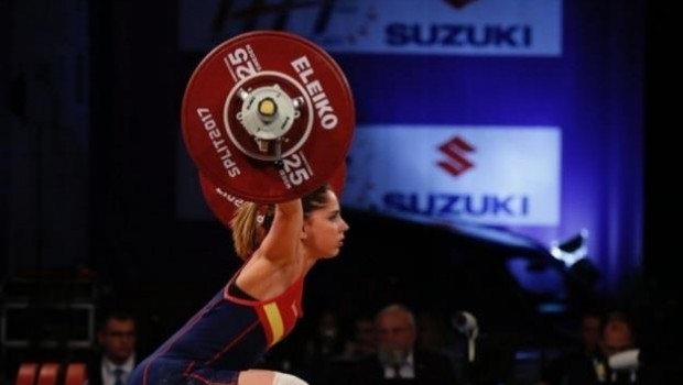 ep atenery hernandez halterofilia plata 53 kg europeo split