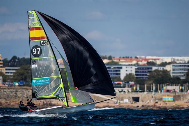 Diego Botín e Iago López Marra en el Mundial de 49er de vela | PEDRO MARTÍNEZ/SAILING ENERGY ep diego botin e iago lopez marramundial49ervela