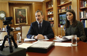 ep don felipe y dona letizia han conocido el impacto de covid19 y la ausencia de visitantes sobre