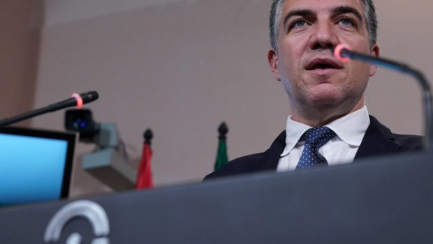 ep el consejero de presidencia y portavoz del ejecutivo andaluz elias bendodo en rueda de prensa