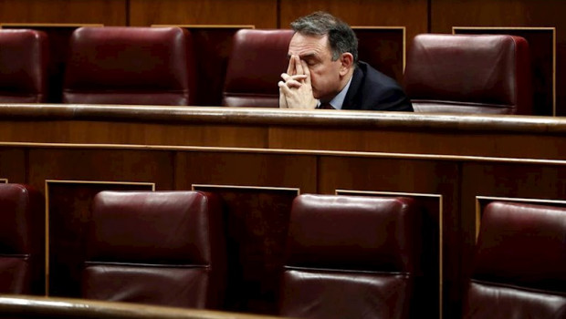 ep el diputado de unidas podemos-en comu podem-galicia en comun enrique santiago durante un pleno