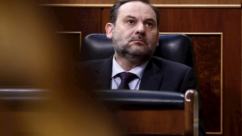 ep el ministro de transportes jose luis abalos este miercoles en el congreso donde el presidente del