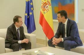 ep el presidente del gobierno pedro sanchez recibe al presidente de la federacion espanola de