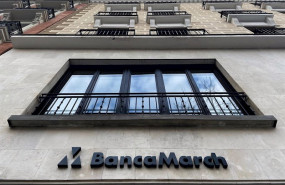 ep fachada exterior de un local de banca march en madrid espana a 13 de febrero de 2020
