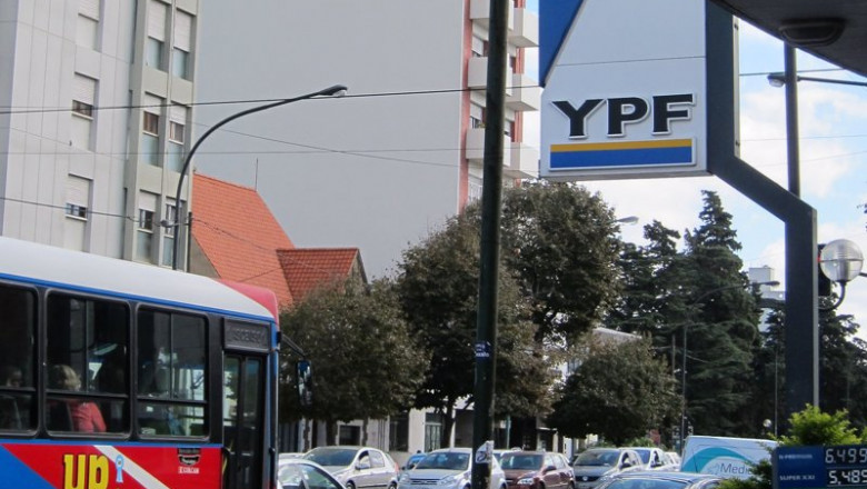 Gasolinera YPF calle de Buenos Aires | EUROPA PRESS - Archivo ep gasolinera ypf calle de buenos aires