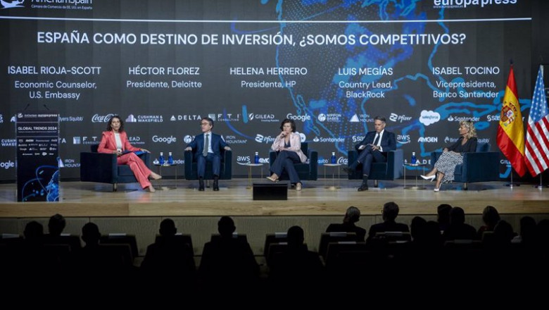 ep i d la economic counselor de us embassy isabel rioja scott el presidente de deloitte hector ep i d la economic counselor de us embassy isabel rioja scott el presidente de deloitte hector