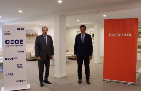 ep jose alberto gonzalez ruiz izda secretario general de ceoe y fernando moreno dcha director