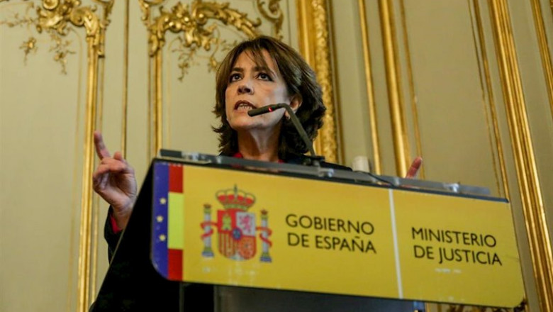 ep la exministra de justicia y futura fiscal general del estado dolores delgado durante su