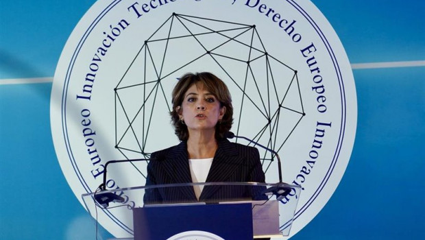 ep la ministra de justicia dolores delgado enla inauguracion del v congreso nacional de