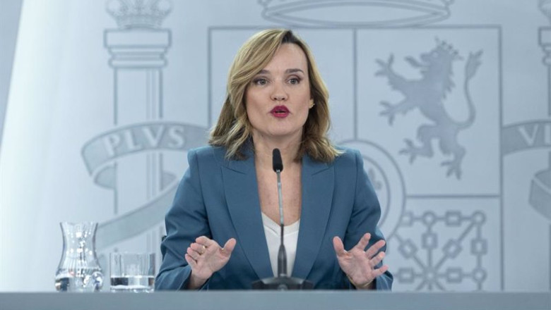 ep la ministra portavoz pilar alegria durante una rueda de prensa posterior a la reunion del consejo ep la ministra portavoz pilar alegria durante una rueda de prensa posterior a la reunion del consejo