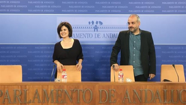 ep la portavoz adjuntapodemos esperanza gomez ydiputado jesusmanuel