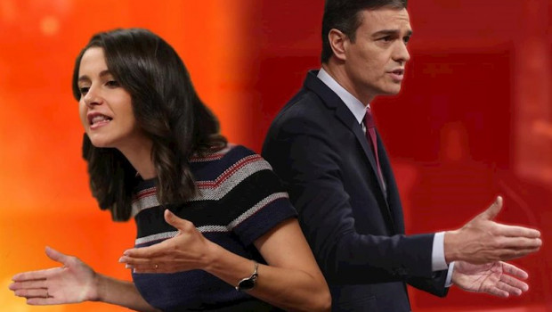 ep la portavoz de ciudadanos en el congreso de los diputados ines arrimadas y el presidente del