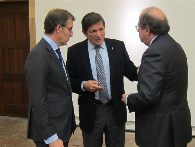Los presidentes Alberto Núñez Feijóo, Javier Fernández y Juan Vicente Herrera | EUROPA PRESS ep los presidentes alberto nunez feijoo javier fernandezjuan vicente herrera