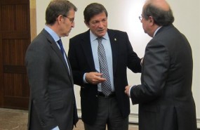 ep los presidentes alberto nunez feijoo javier fernandezjuan vicente herrera