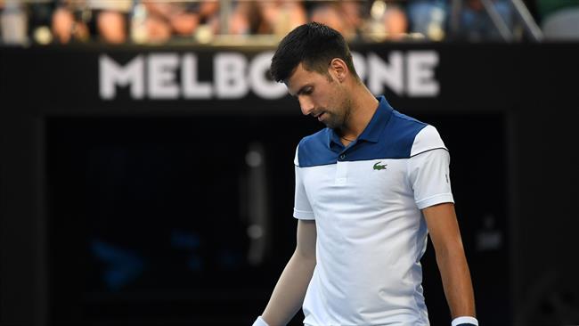 Novak Djokovic se lamenta | ELIZABETH BAI/TENNIS AUSTRALIA ep novak djokoviclamenta