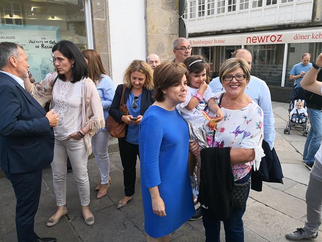 Soraya Sáenz de Santamaría en Santiago | EUROPA PRESS ep soraya saenzsantamariasantiago
