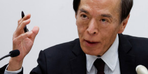 le gouverneur de la banque du japon boj kazuo ueda participe a une conference de presse a tokyo 