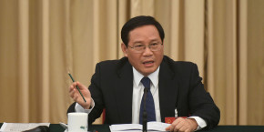 li qiang secretaire du parti communiste du jiangsu s exprime lors de la discussion de groupe des delegations du jiangsu pendant le congres national du peuple cnp a pekin 