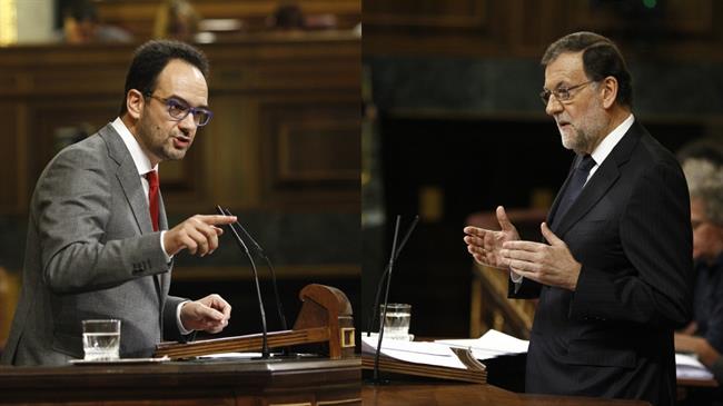 Antonio Hernando y Mariano Rajoy en el Congreso | EUROPA PRESS ep antonio hernandomariano rajoycongreso