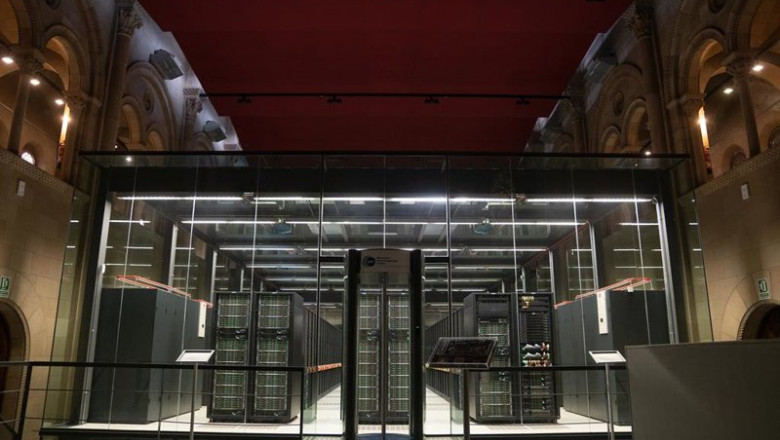 ep archivo   entrada de la sede del barcelona computing center donde se ha anunciado un acuerdo que
