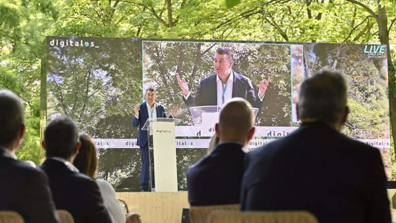 Colman Deegan, CEO de Vodafone España, durante su intervención en la cuarta edición del congreso DigitalES Summit 2021. | VODAFONE ep colman deegan ceo de vodafone espana durante su intervencion en la cuarta edicion del congreso