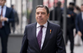 ep el ministro de agricultura pesca y alimentacion en funciones luis planas a su llegada al acto de